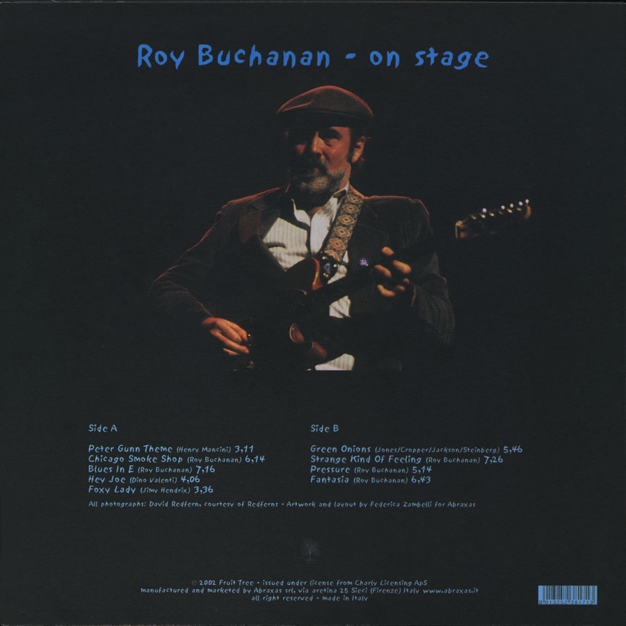 Roy Buchanan lp strange kind of feeling back